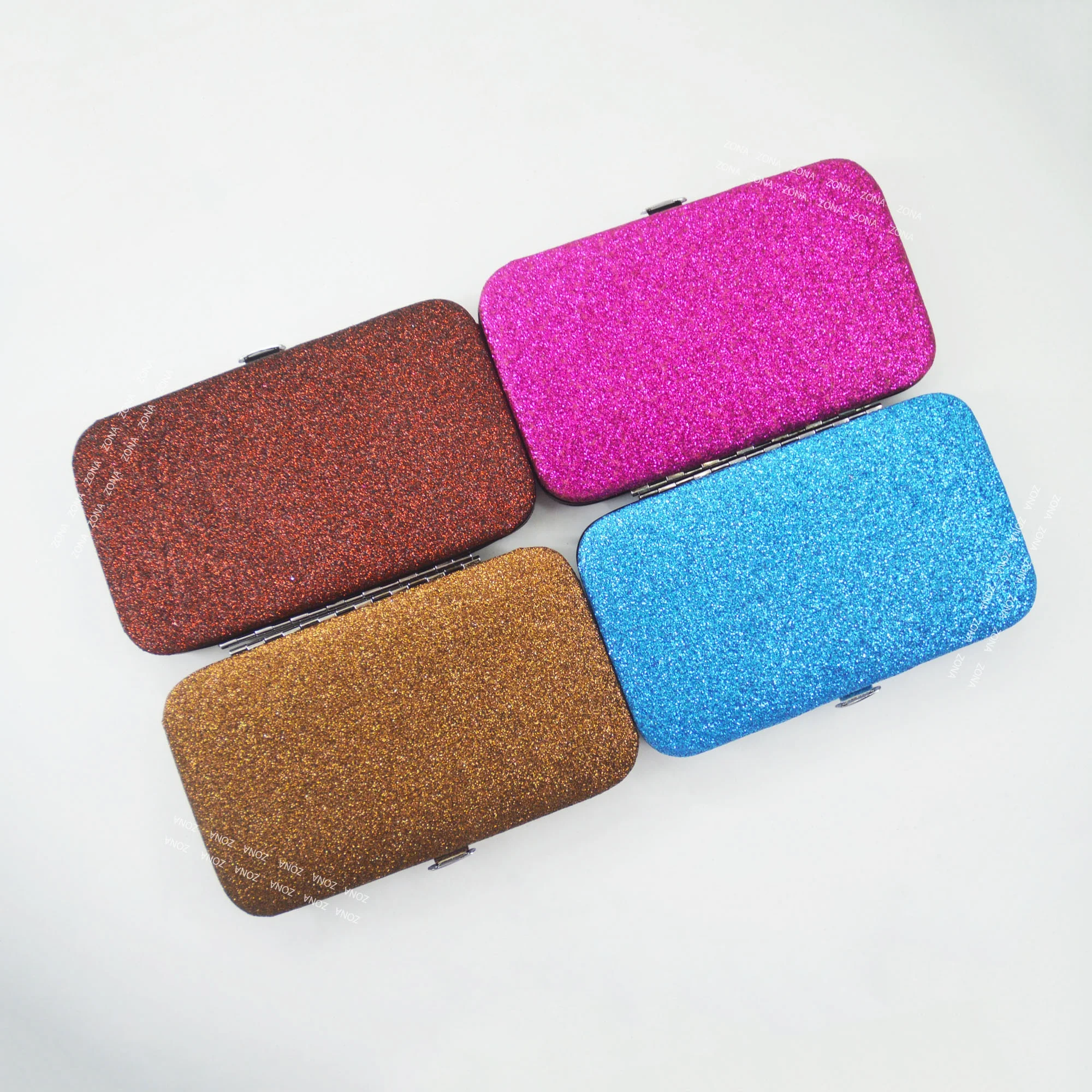 Glitter Magnetic Lash Tweezers Case Cosmetic Tool Storage Box For Tweezer kit For Eyelash Extensions Tools