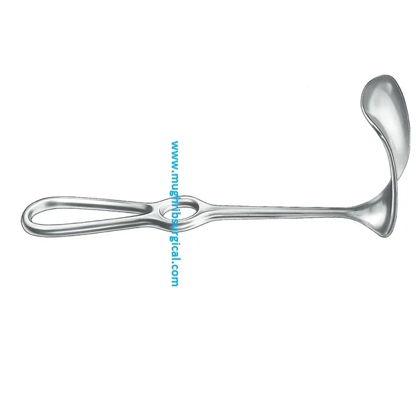 Ретрактор с кольцевой ручкой Размер лезвия 80x65 мм 25 см