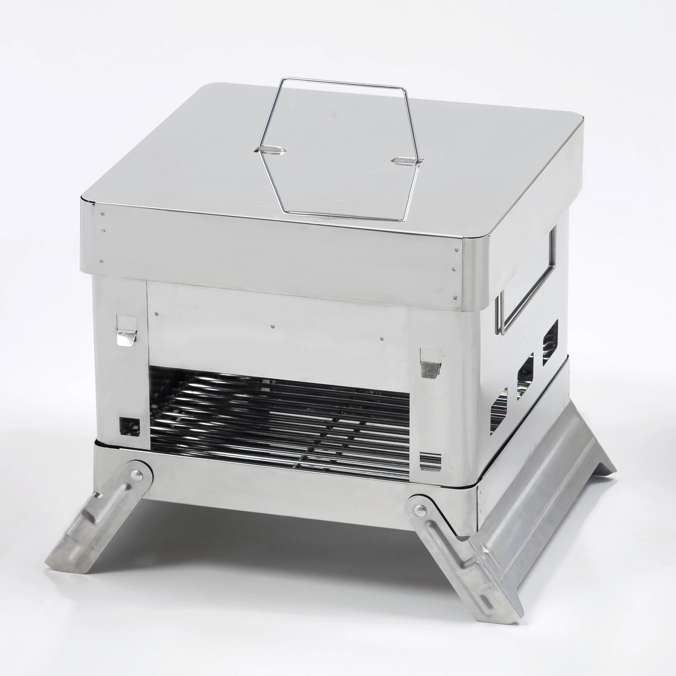 Foldable Charcoal BBQ Grill Multi Function For Camping Portable Charcoal Grill Bag Included