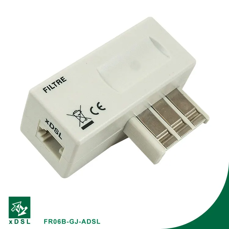 Professional xDSL Manufacturer Low Cost White POTS Splitter Filter for VDSL2