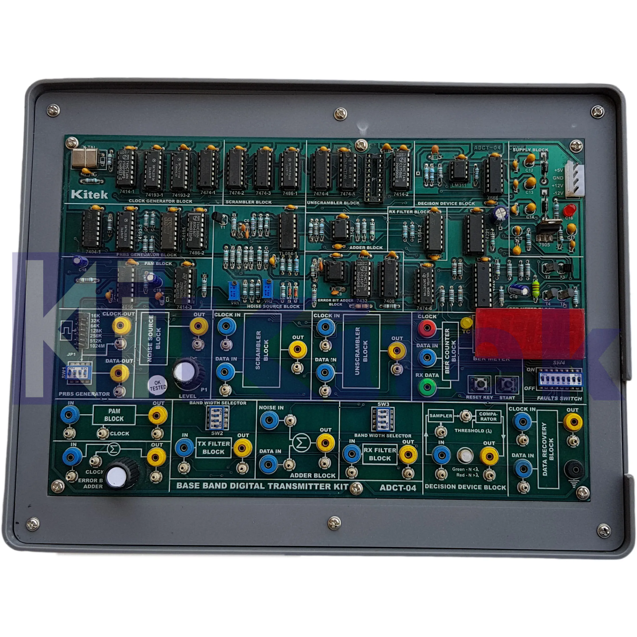New BASE Band Transmission/Reception Communication Trainer Kit for Educational Labs and Communication Studies
