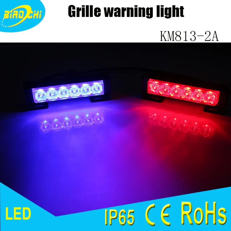 
manufacturer 17.5cm 12W flashing warning led light bar for police 