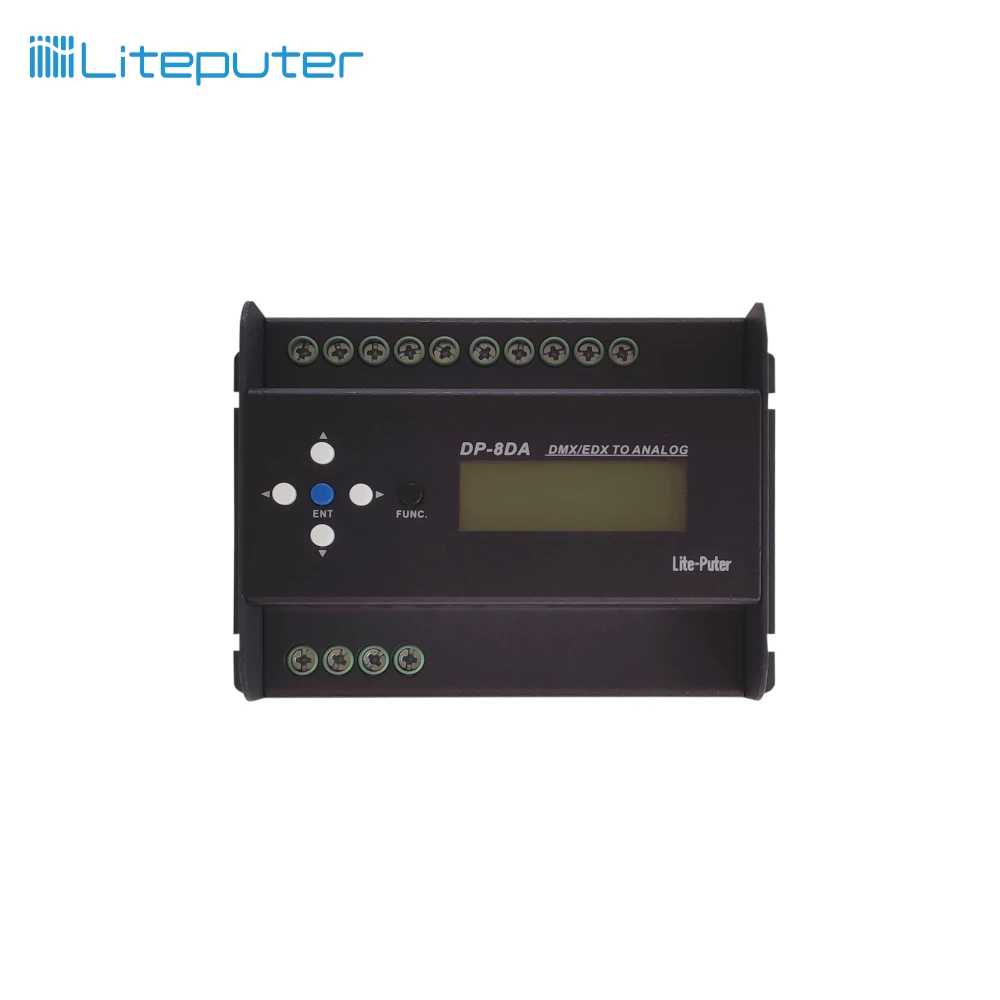 8 channel EDX/ DMX512 to analog converter