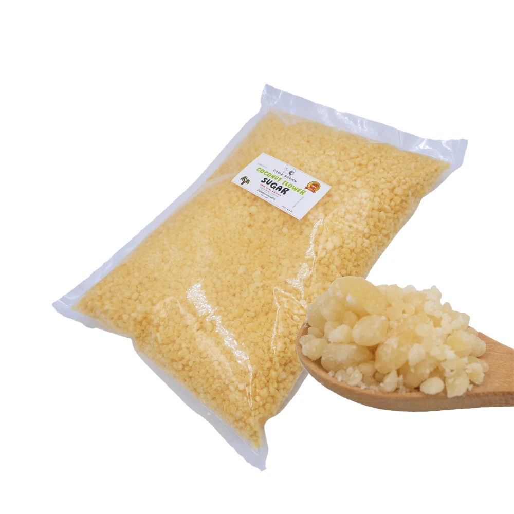 Best Quality Granulated Coconut White Flower Sugar 2 KG-Organic Certified Sugar from Thailand