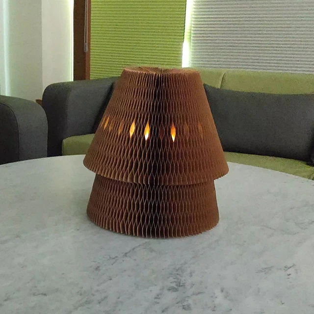 Cushion honeycomb paper for vase mulitiple lamp CE-2P085