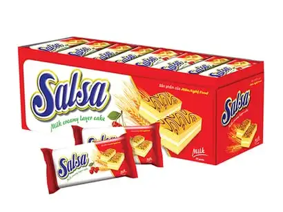 SALSA - LAYER CAKE 380 (STRAWBERRY FLAVOUR)