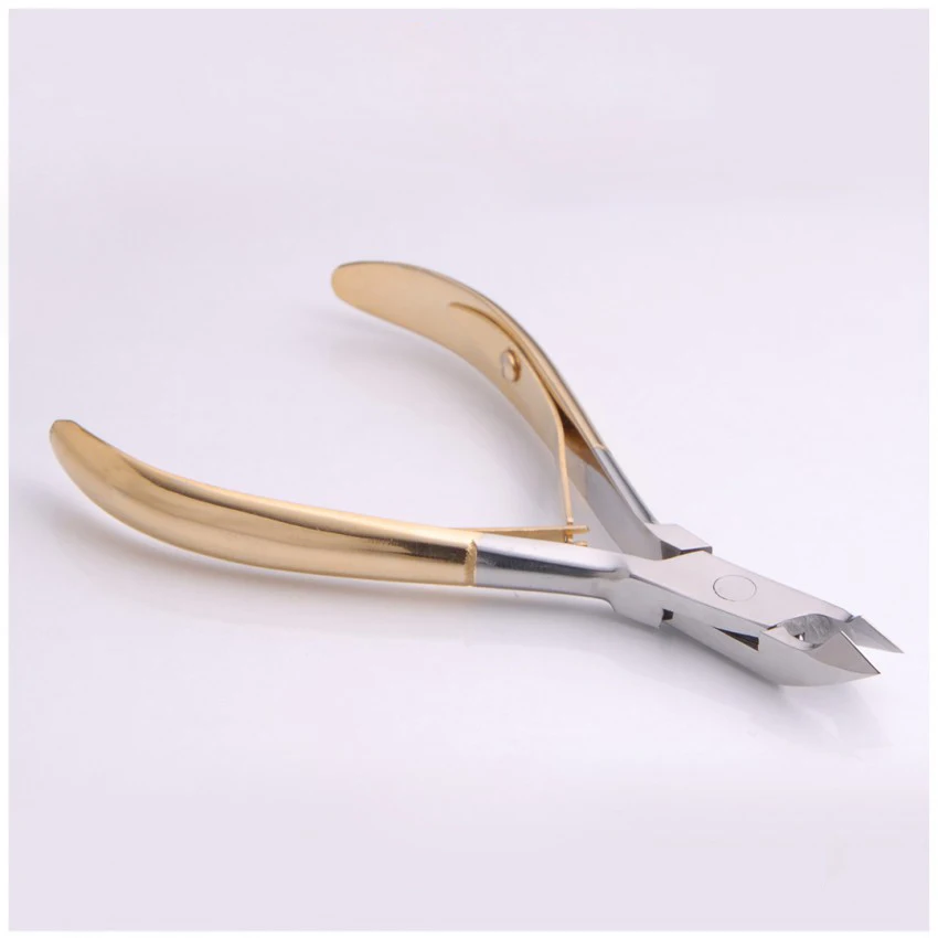 Nail Cuticle Nipper Gold Series Professional High Quality Steel Cuticle Trimmer Trimming Cuticles & Hangnails