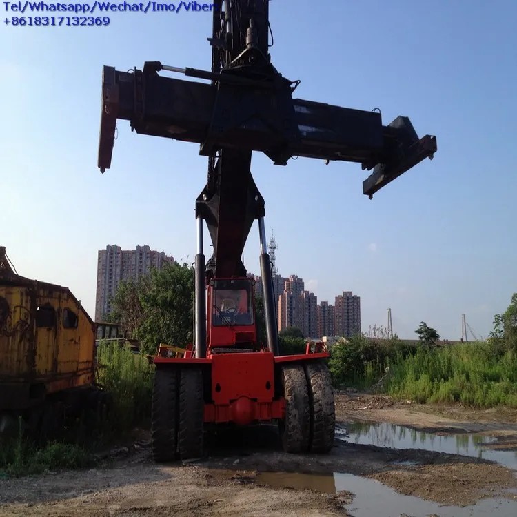  Оригинальный Подержанный штабелер Kalmar на 45 тонн DRD450 контейнер-штабелер для