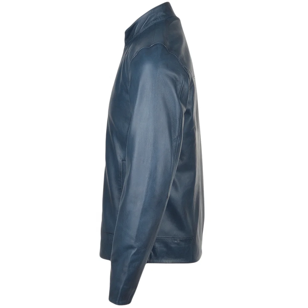 New Custom 2019 Design Top Quality Pure 100% Leather Jacket