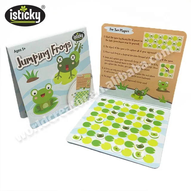 
Children Travel Games Checkers Jumping Frogs Board Game 