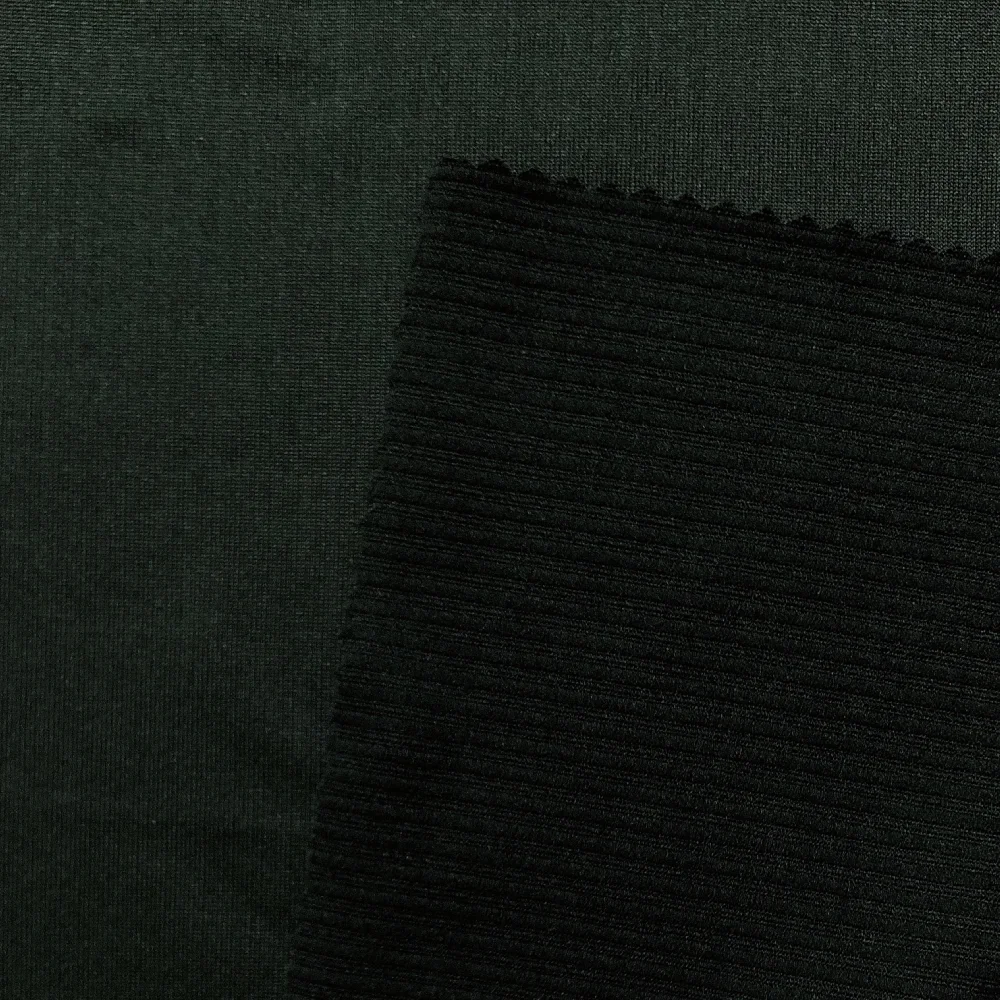 Strong Stretchability 93%POLYESTER 7%SPANDEX Piece Dye Single Jersey Fabric with Wicking Finish