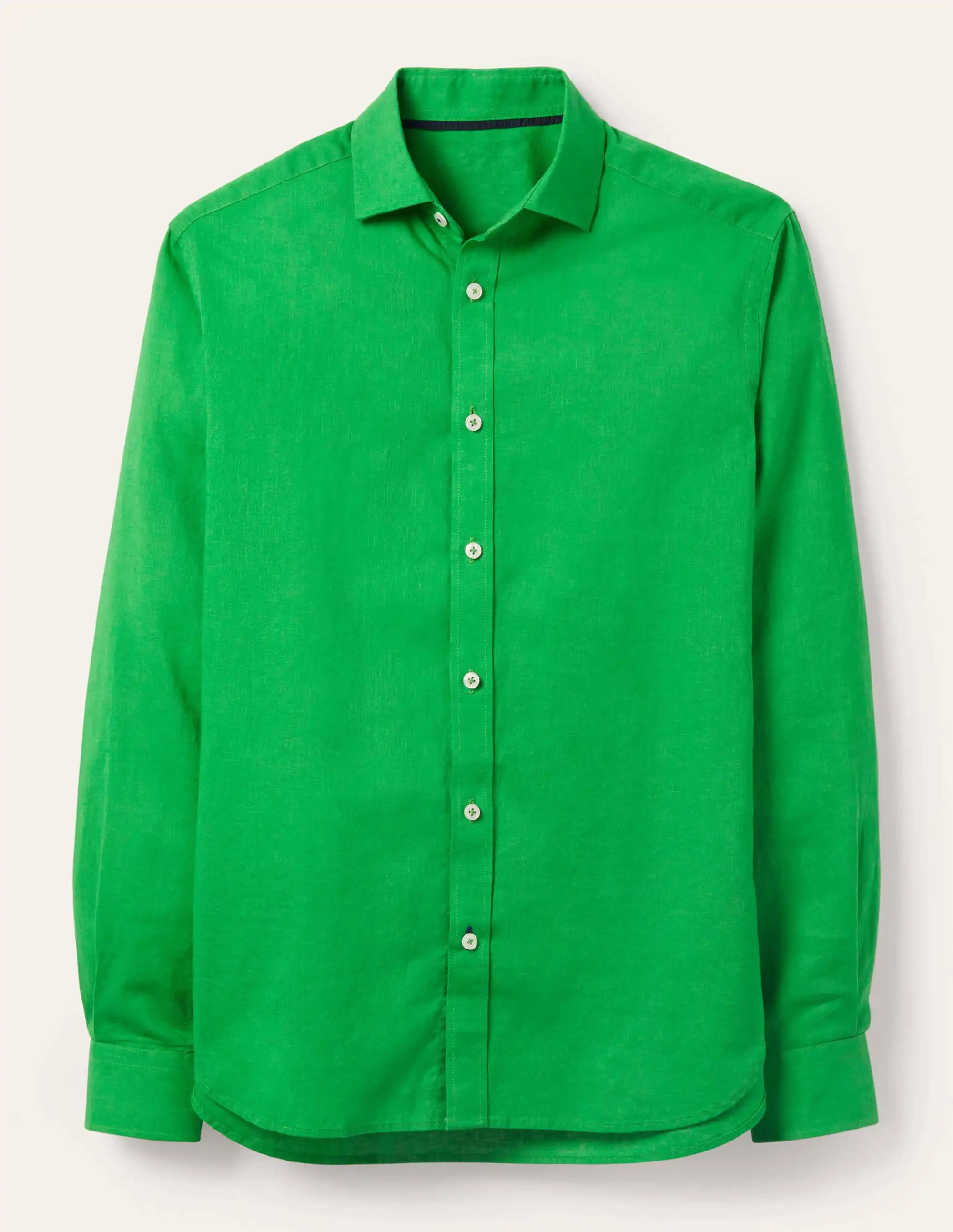 Green Men Shirts new style solid color custom design pattern men casual Fashion shirt