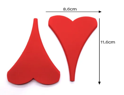 High Quality Kitchen Accessories Set Food Grade Foldable Silicone Oil Filling Funnel Heart Shape Eco-Friendly Kitchen Utensils