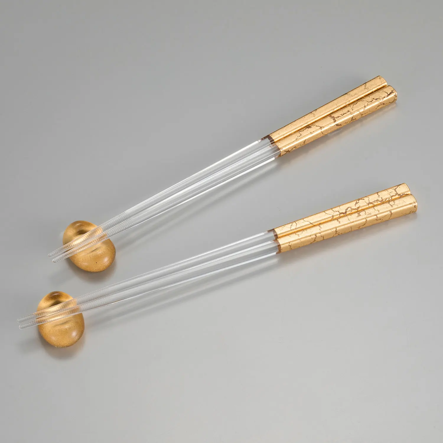Japanese luxury chopstick set gift and kid chopstick with gold leaf for home, gift, hair chopstick accessories