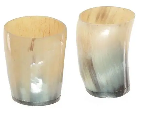 Высококачественный Горн стеклянный горячий питьевой горн с золотым ободком стеклянная посуда гостиничный под заказ