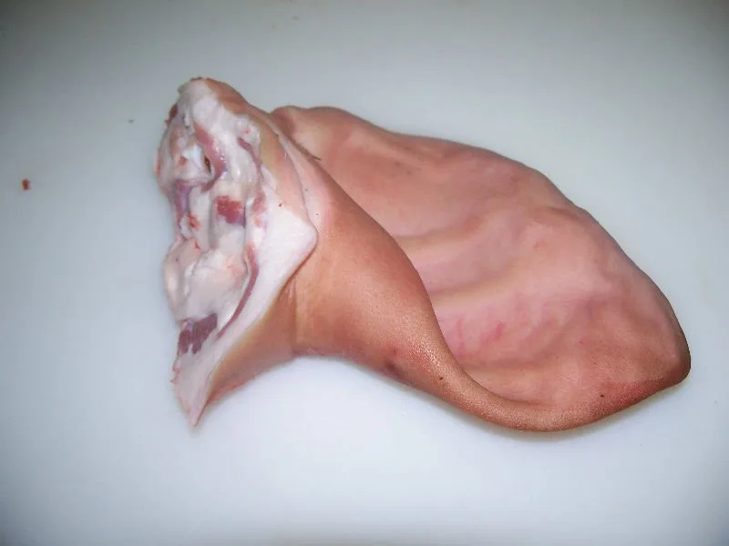 Замороженные свиные уши/свиные уши мясо/свиные с внешним слоем от Дания