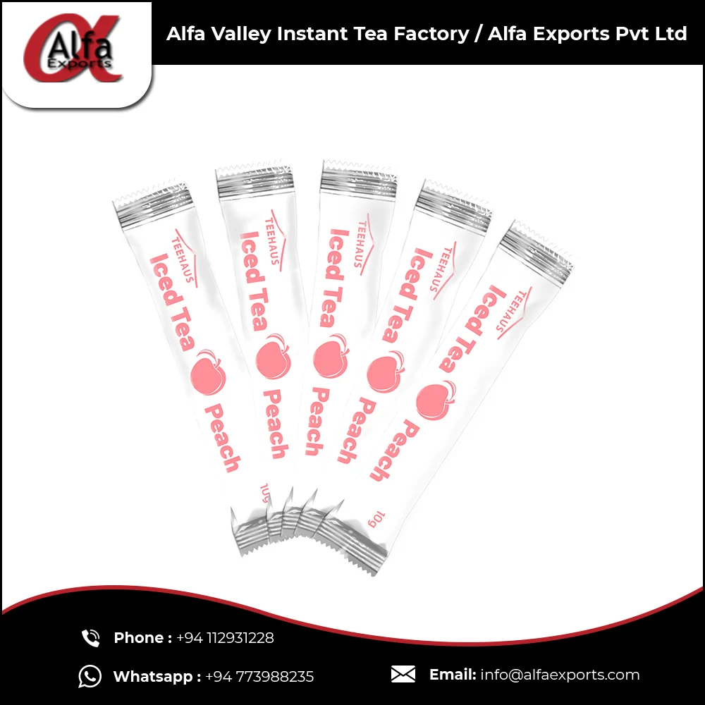  Персиковый фрукт ароматизированный персиковые листья сделано цейлонский мгновенный смешанный персиковый холодный чай порошок в 10 г пакетиков хорошего качества