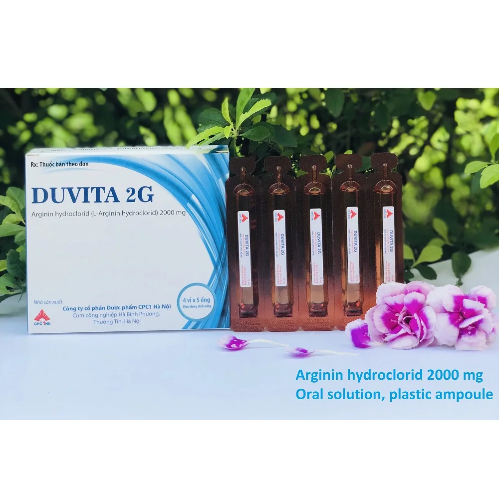 
Oral Solution High Quality Increases Blood Ammonia Dyspeptic Disorders Best Price Duvita L-Arginine hydrochloride 