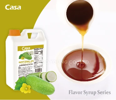 Good Young Tea Bubble Tea Ingredients for Boba Tea Shop Brown Sugar Winter Melon Flavor Syrup