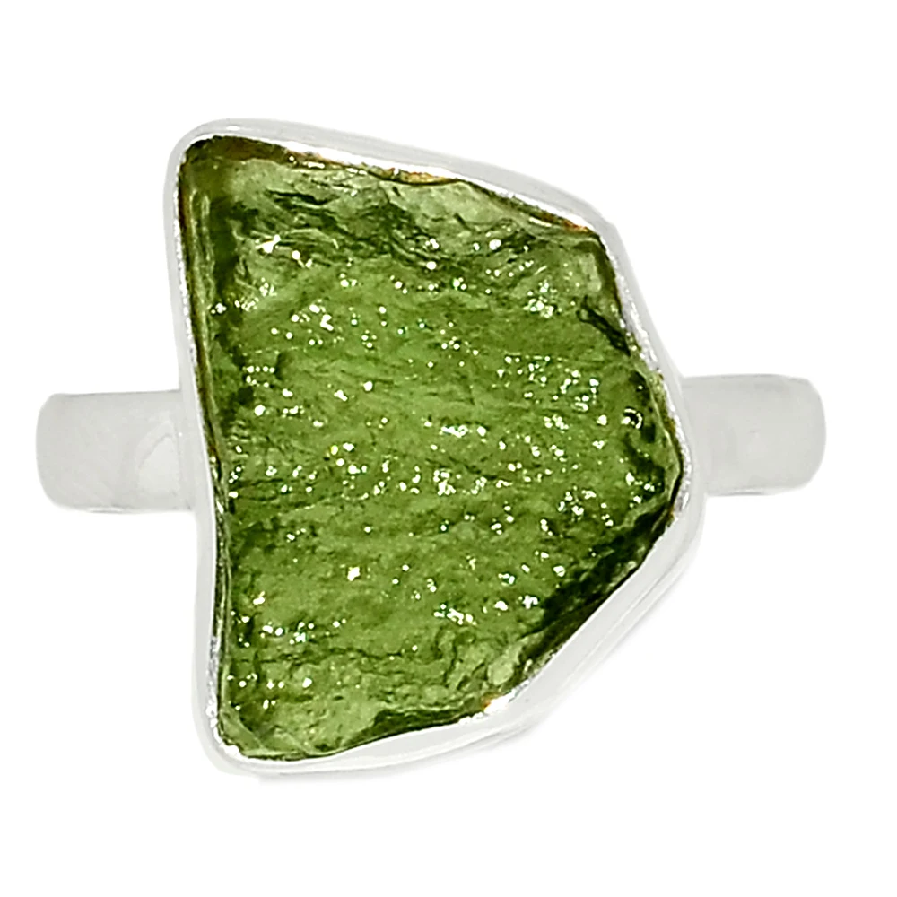Мощные Аутентичные ювелирные изделия Moldavite из чешского серебра, производитель ювелирных изделий Moldavite