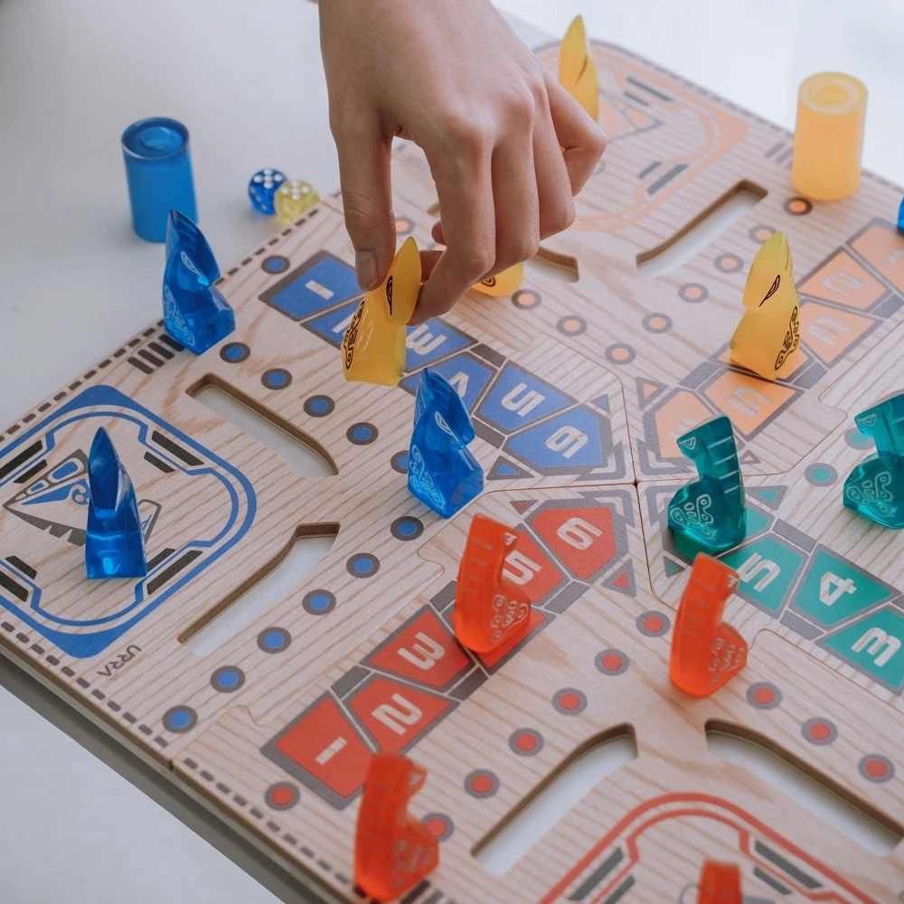 Производственные компании, Вьетнам, подарок ручной работы, игра людо, доска