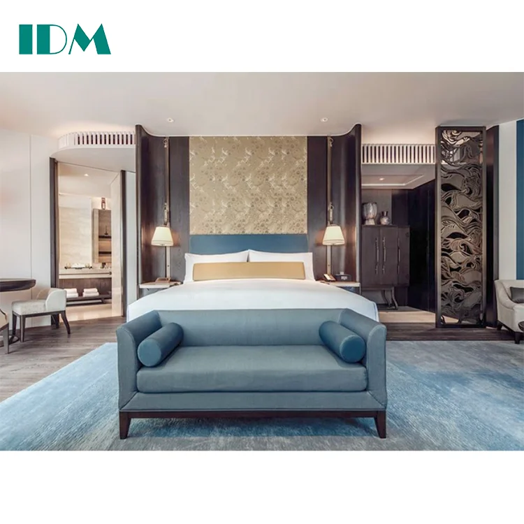 IDM-Y25  5 Star  Luxury Hotel Bed Room Commercial Modern Hotel Bedroom Furniture