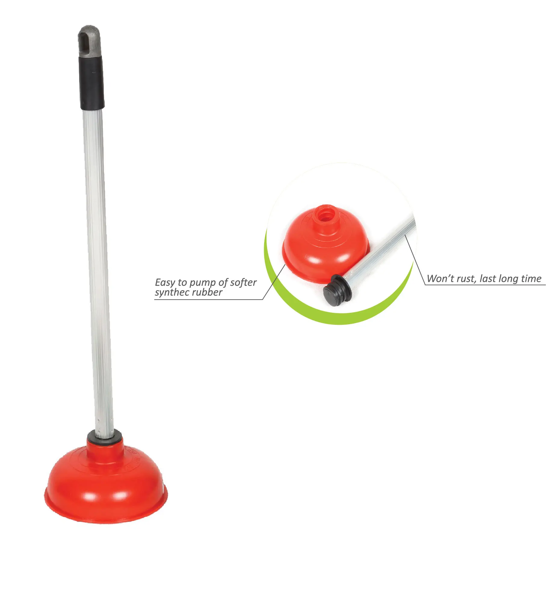 Factory Direct Sale Wholesale Toilet Plunger Rayaco, Sanitary and Classy Toilet Pump