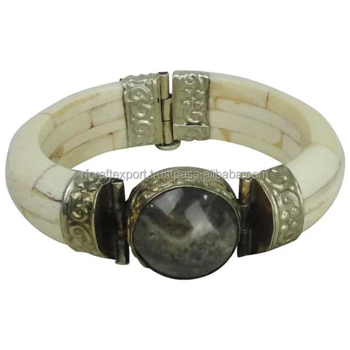 Handmade Hinged Bone Bracelet
