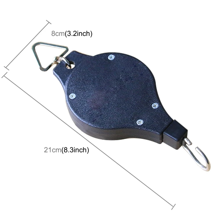 Корзина для цветов крючок-вешалка садовых горшков и кормушек птиц выдвижной шкив растений регулируемый подвесной