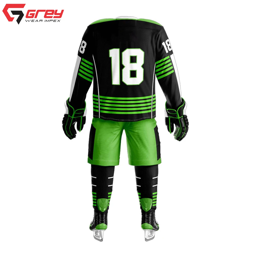 Уличная одежда спортивная командная тренировка Мужская комплекты униформы для хоккея с шайбой лучшее качество униформа