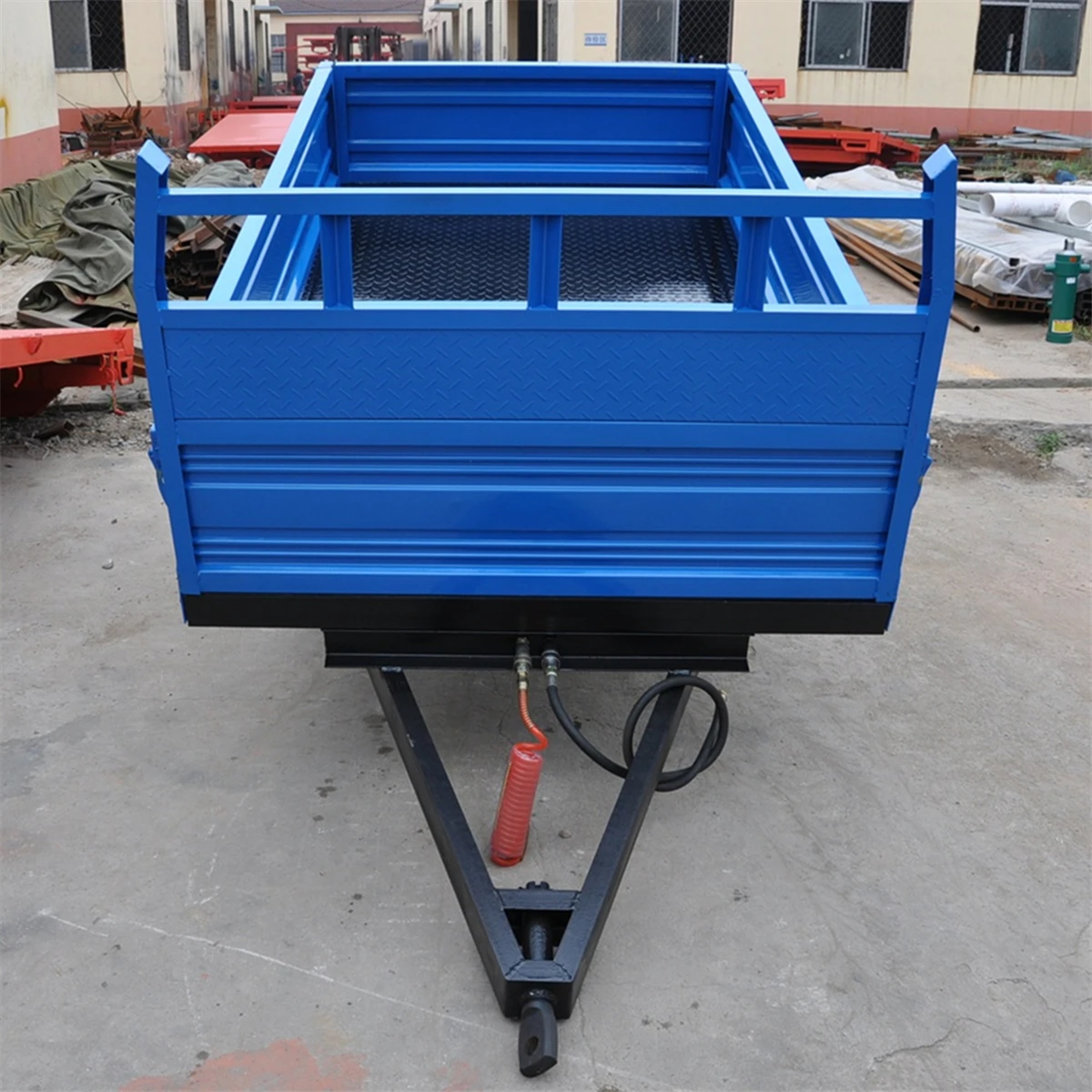 Одноосный небольшой Фермерский прицеп с креплением на тракторе