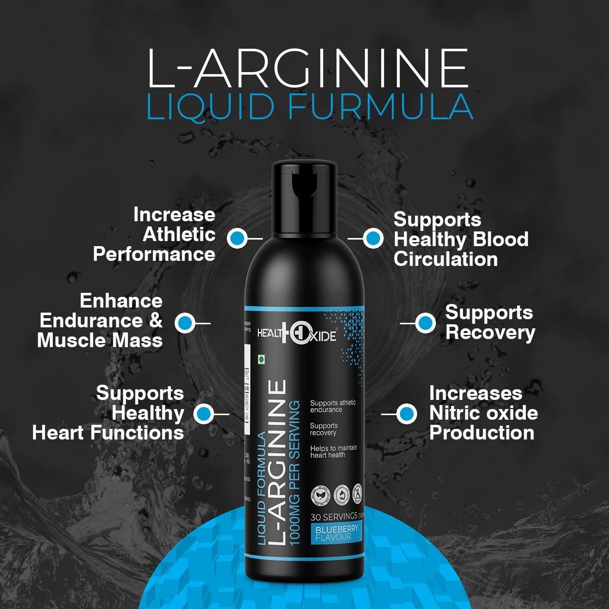 Здоровая циркуляция крови, жидкость L-аргинина для бодибилдинга