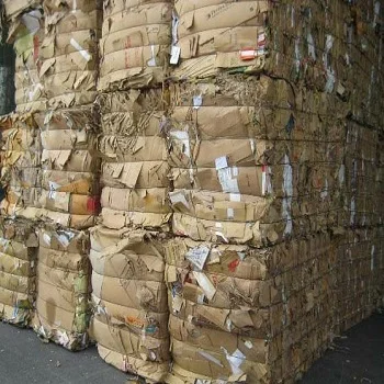 Old Yellow Corrugated Carton Waste Paper Scraps OCC for UK Onp/Oinp/Occ Old Scrap Cardboard Collection