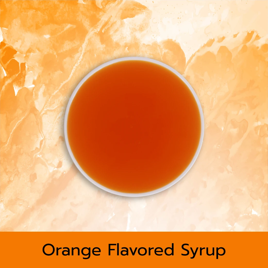  Оптовая продажа Таиланд 500 мл Упаковочная бутылка сироп с ароматом оранжевого цвета для продажи