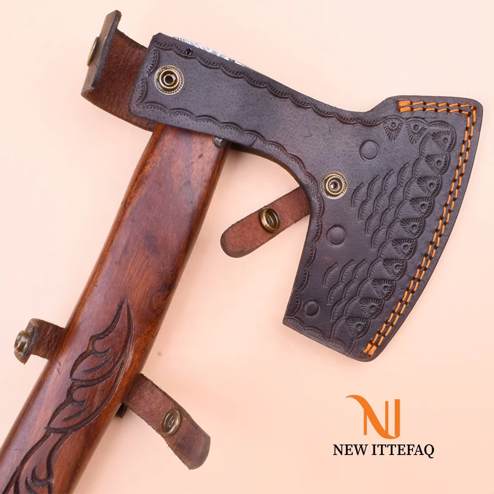 
Damascus Knife Custom Handmade | 17.5