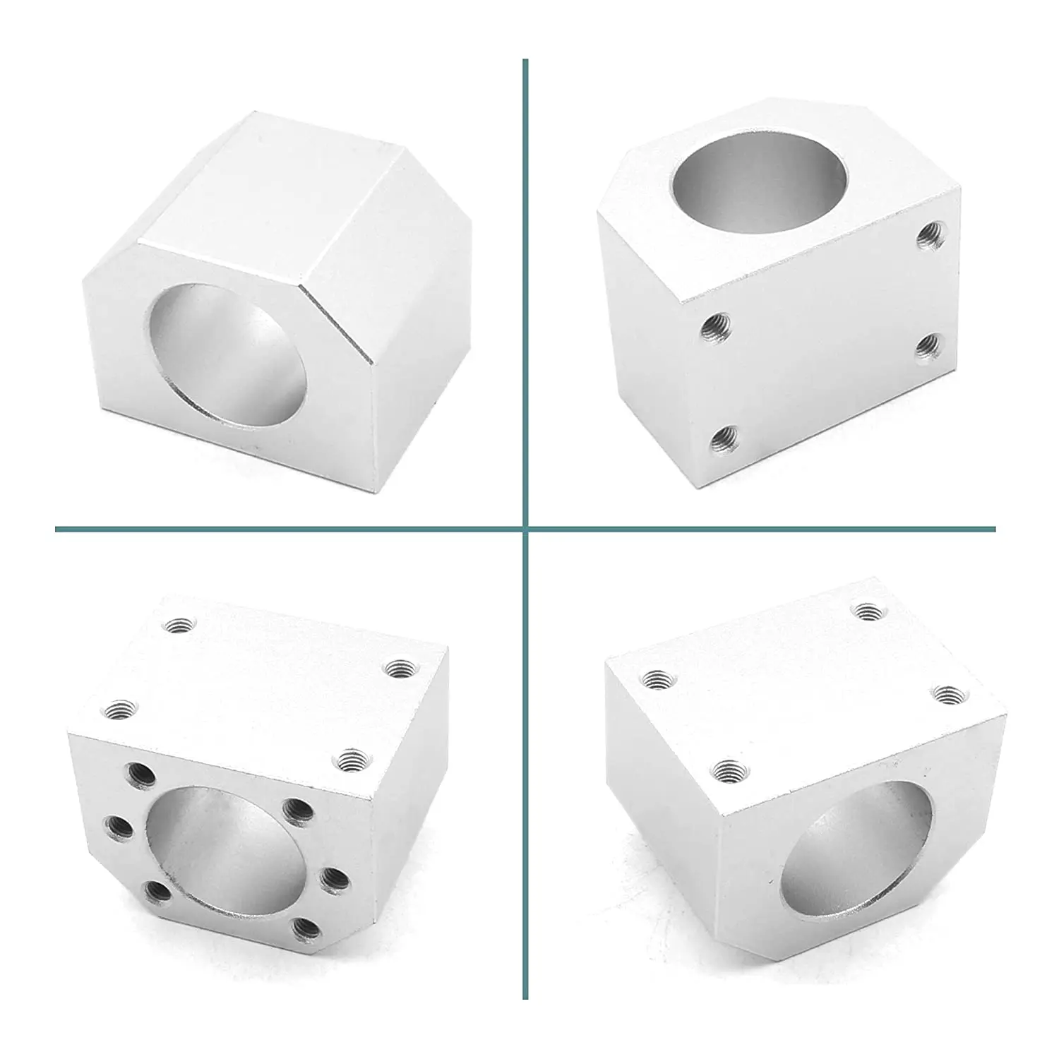 SFU1605 Ball Screw Nut  BK/BF12 Ball Screw End Support  1605 Ball Screw Nut Housing for CNC Machines