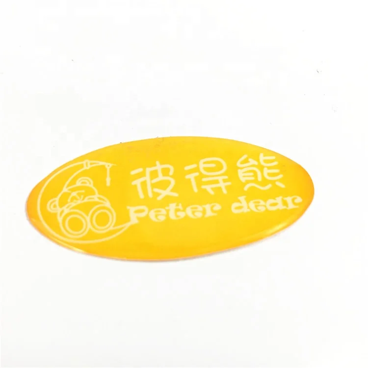 Custom Oem Clear 3d 3m Adhesive Decoration Epoxy Dome Label Sticker Printing Factory