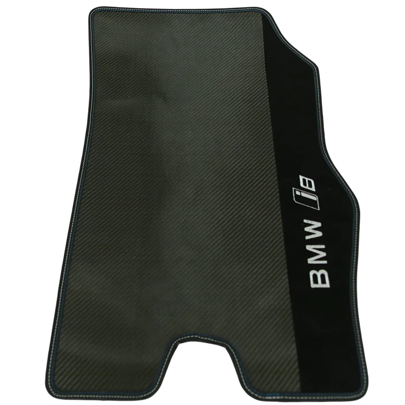 
Luxury embroidered composite carbon fiber car mats 