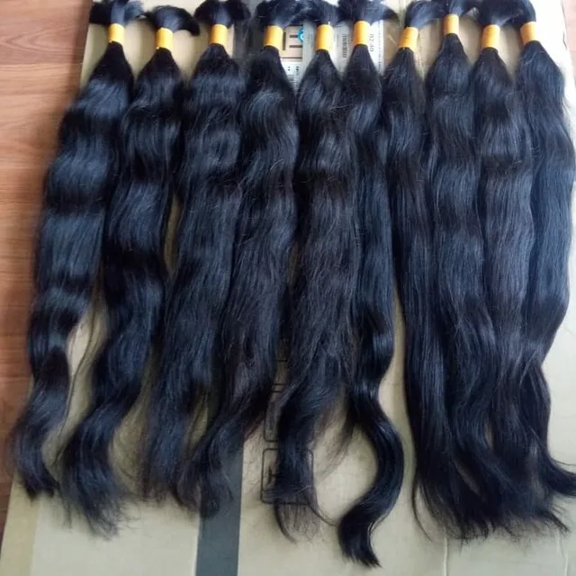 
New style dropshipping mixed human hair extension body wave packed blend human hair mixed animal mixed synthetic hair Extensions 