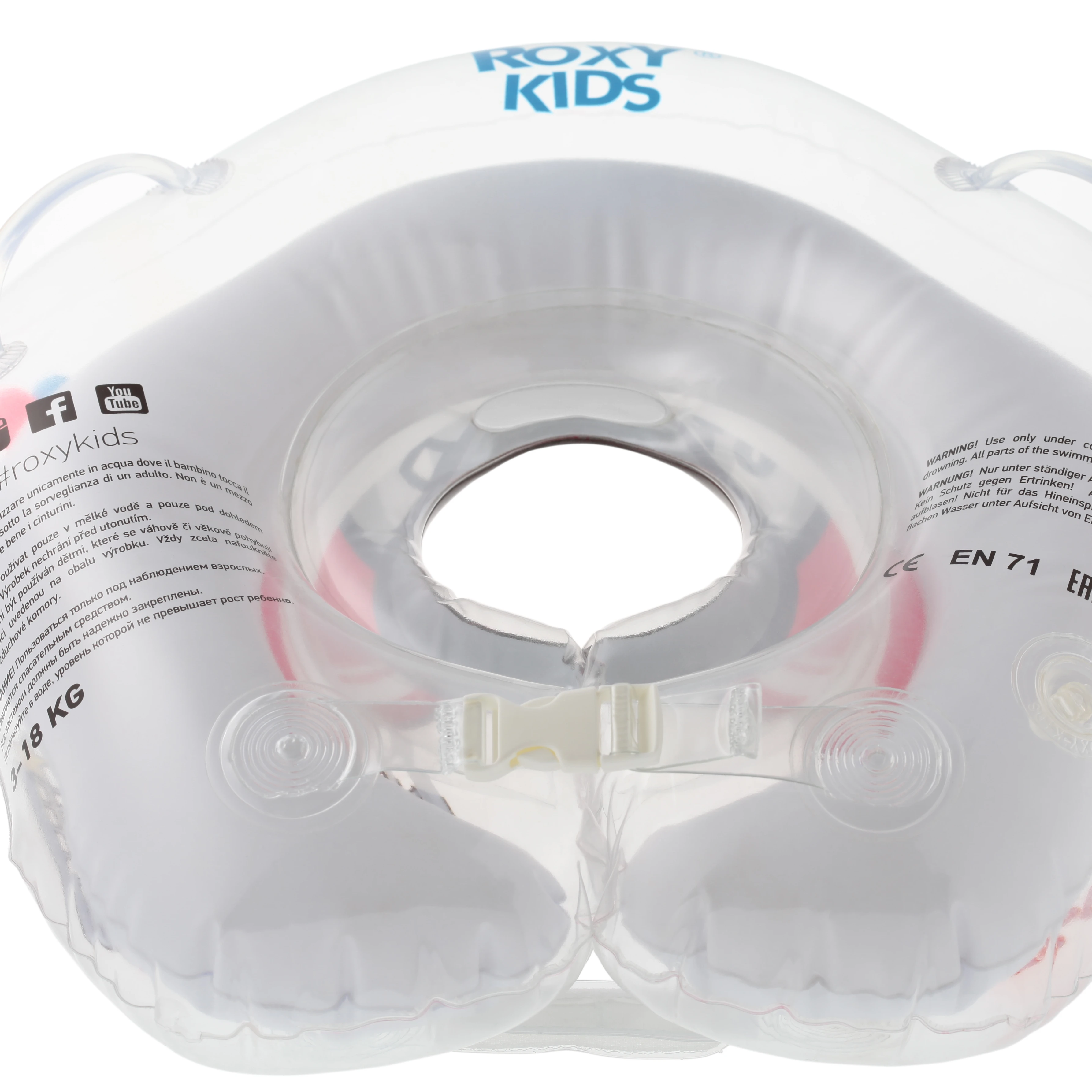 INFLATABLE BABY NECK FLOAT RING for BATHTUB 3D-design