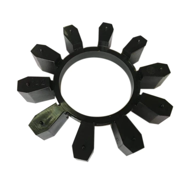 red blue color polyurethane rubber shaft coupling elements Jaw Coupling Spider