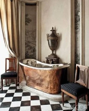 Медная Ванна бронзового и серебряного цвета комбинированный стандартный размер отдельно стоящая для ванной комнаты украшение ванна двойного размера