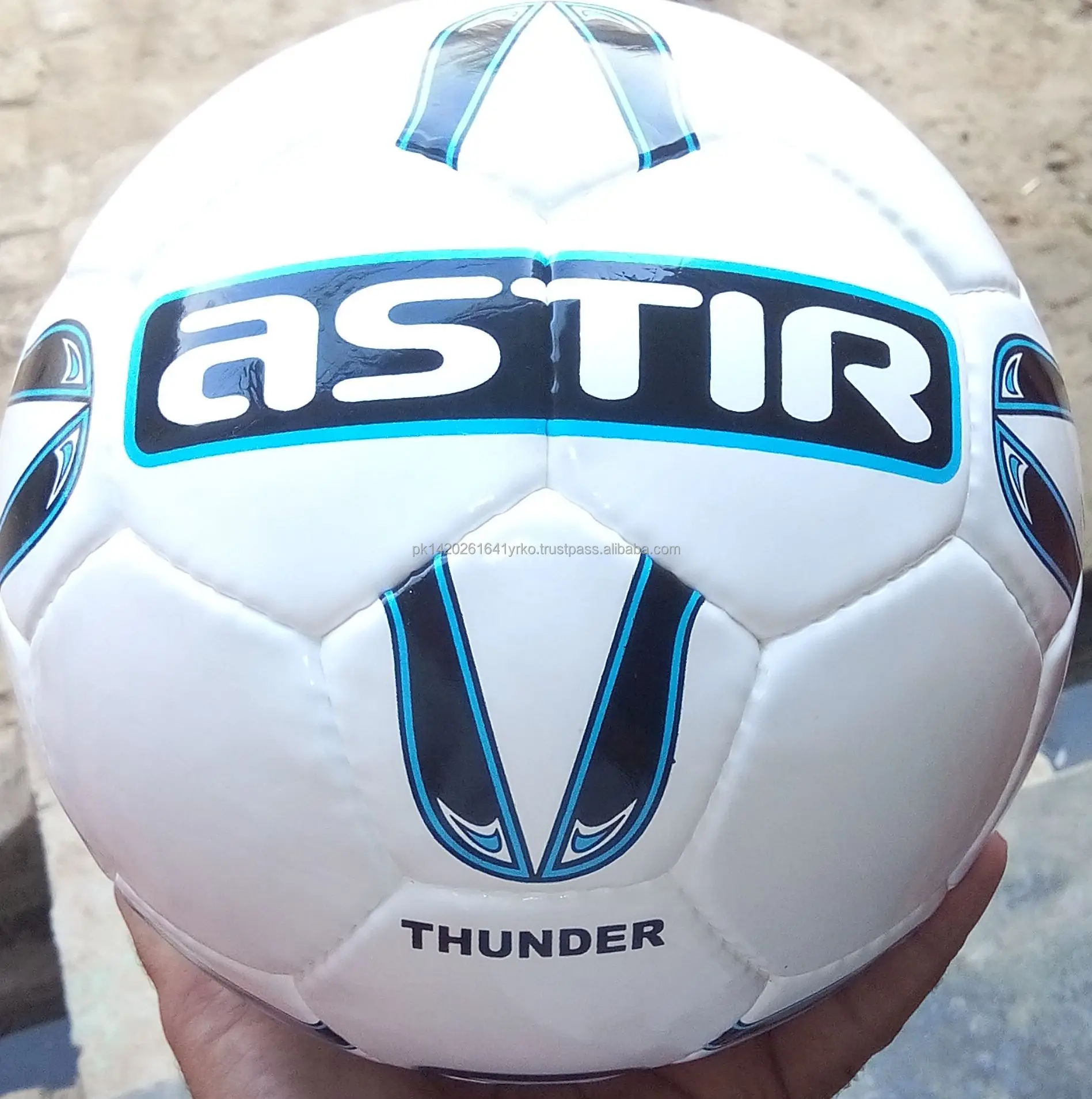 
Soccer Ball Training Custom LOGO Football Astir Thunder White Ball 