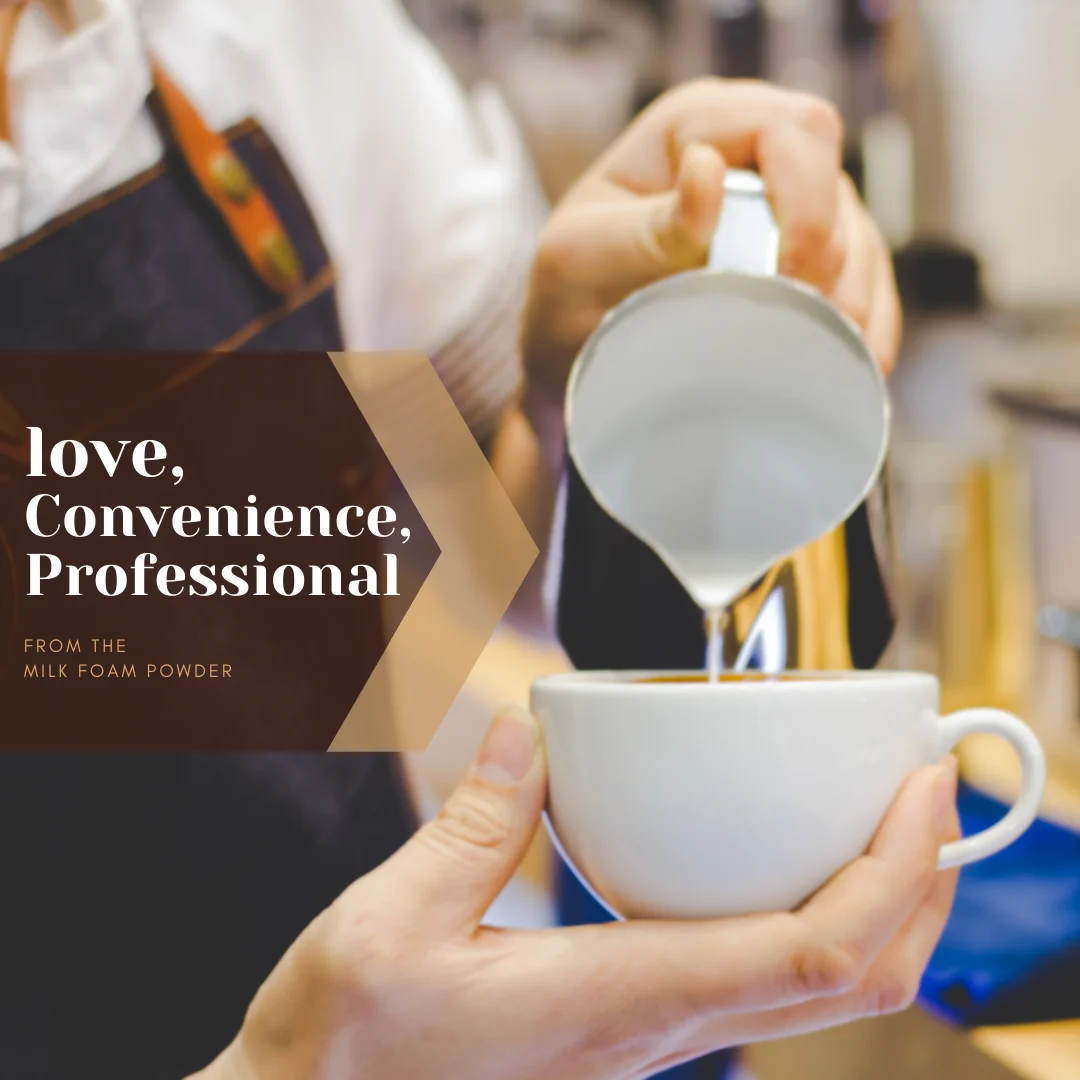 peach flavored milk foam powder boba bubble tea