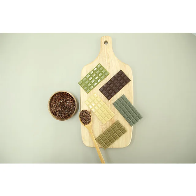 Vegan Chocolate Set of 5 Cocoa Butter Pure Vegetable Fat 100%