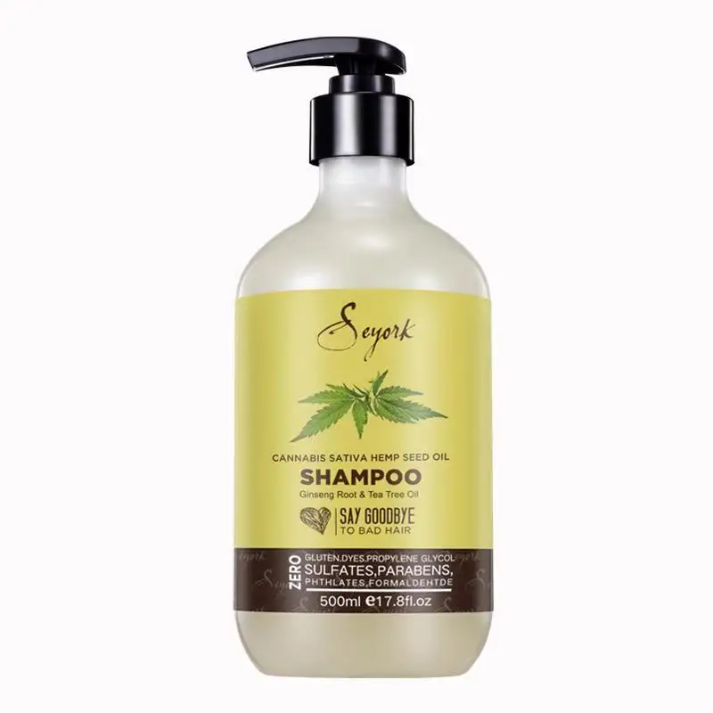 Hair thickening shampoo and conditioner sulphate free with cdb hemp seed oil