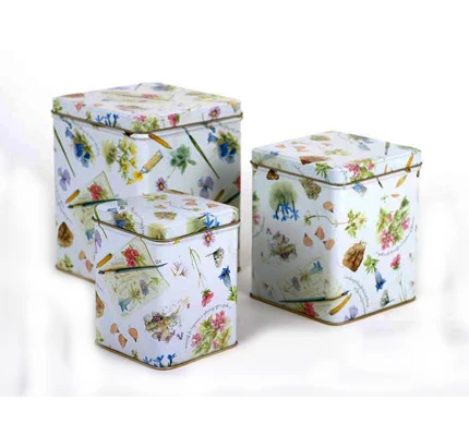 
set of metal tin can box ,food grade for tea coffee coffin chocolate cake candy toys stationery cosmetic 