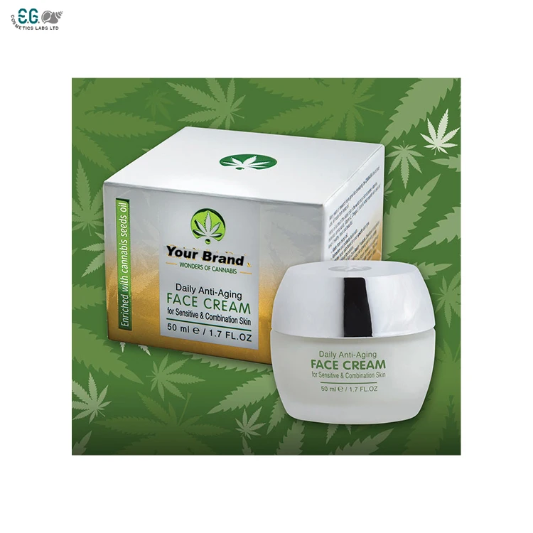 Контракт от производителя, продажа, уход за лицом, антивозрастной пеньковый крем для лица, омолаживающий крем для лица