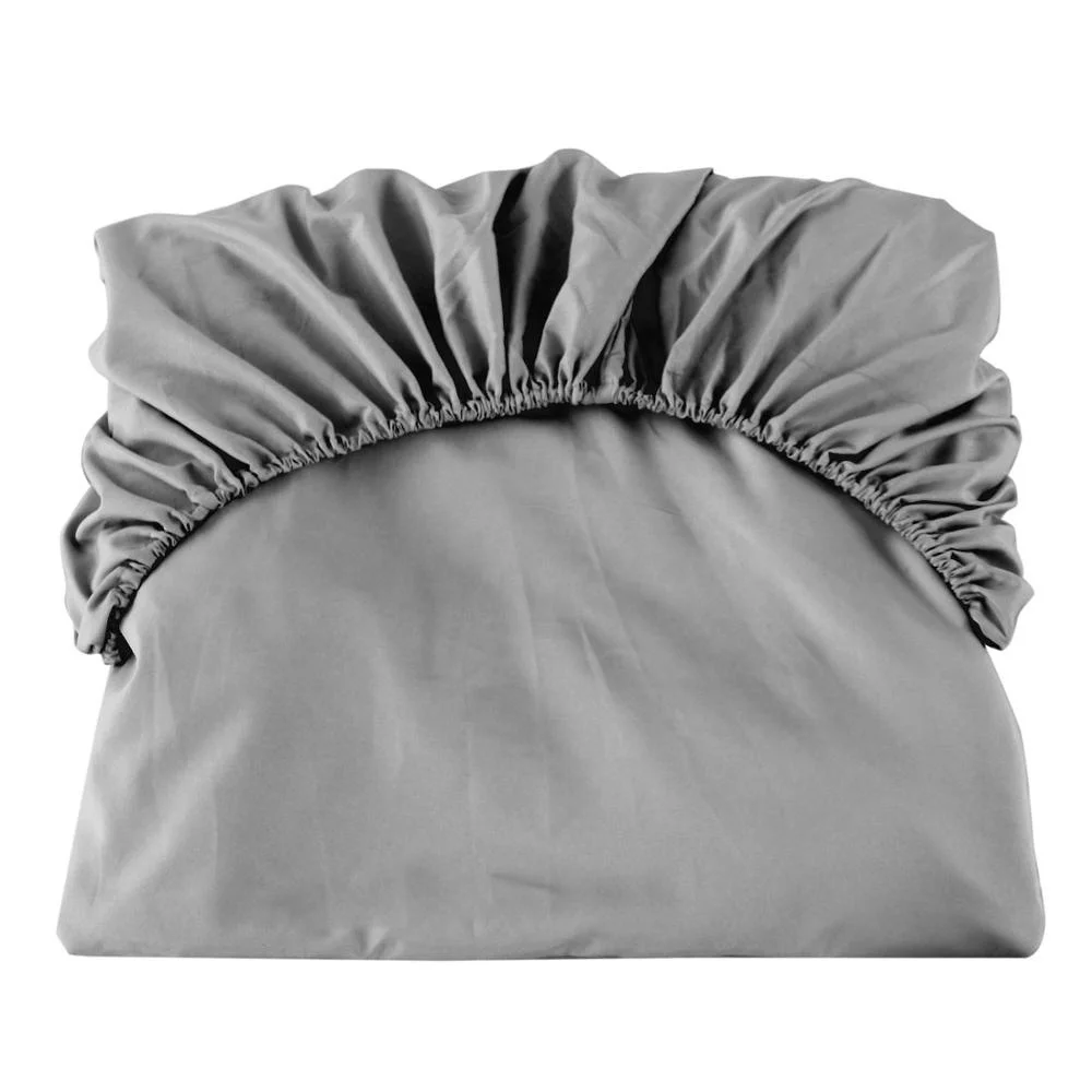 100% Poly Cotton Queen Size Bed Fitted Sheets with Elastic Band Corner