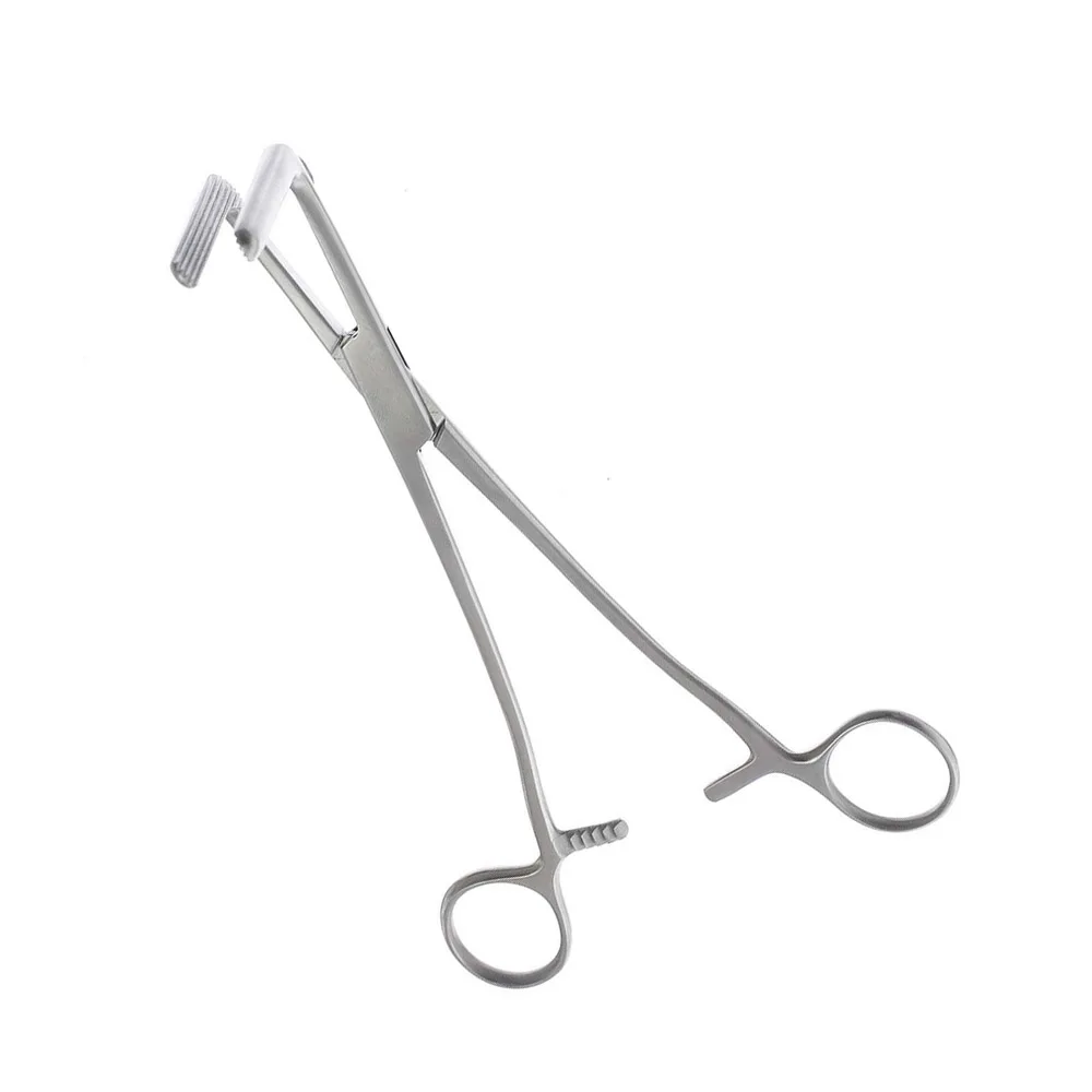 Wertheim Cullen Forceps Right Angle Jaws Longitudinal Serrations 21.6cm